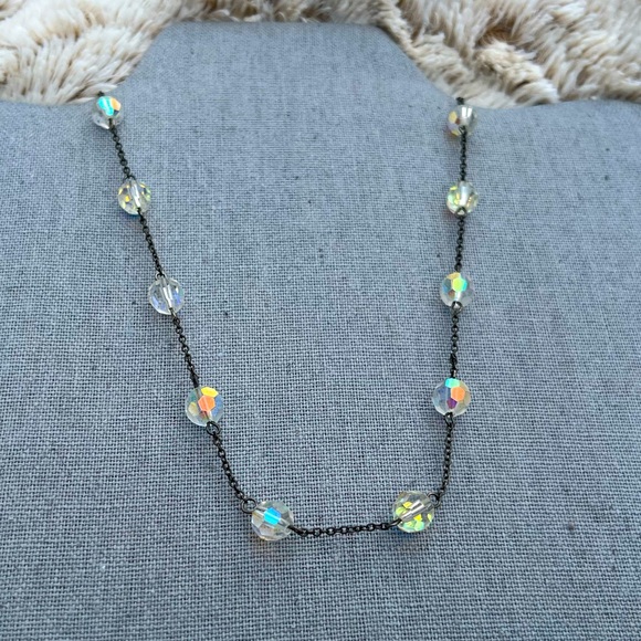 Y2K Crystal Necklace with Extender - Picture 5 of 5